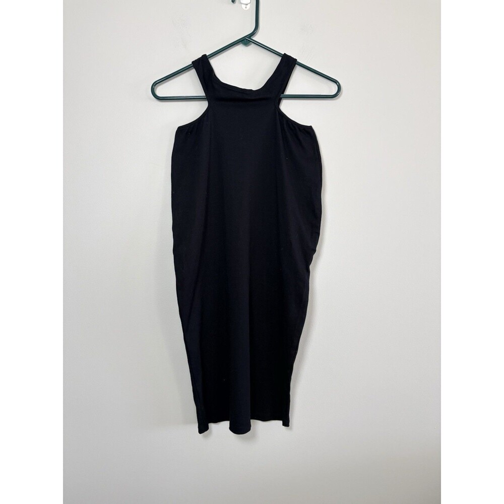 Motel Dress Womens Small Black Bodycon High Neck Sleeveless